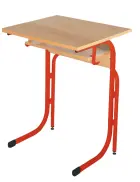 JANA 1 lavice 1-místná, pevná, velikost 3 RAL 3002 - červená