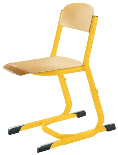 JAROSLAV 1 židle pevná, velikost 5 RAL 1028 - žlutá