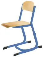 JAROSLAV 1 židle pevná, velikost 6 RAL 5015 - modrá