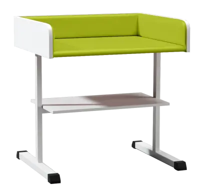 PP - 961 pult přebalovací čalouněný s policí light green no.20 - světle zelená