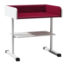 PP - 961 pult přebalovací čalouněný s policí wine no.18 - vínová