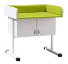 PP - 962 pult přebalovací čalouněný se skříňkou light green no.20 - světle zelená