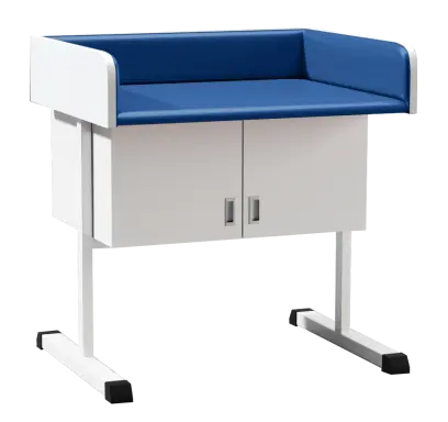 PP - 962 pult přebalovací čalouněný se skříňkou dark blue no.8 - tmavě modrá