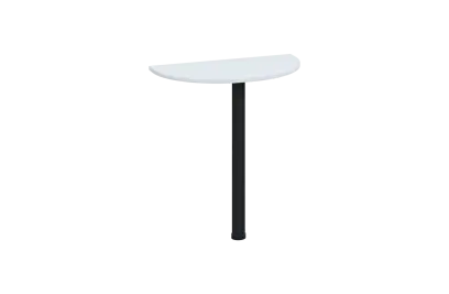 EJD 1 - 70 přístavba jednací, kovová podnož černá, síla desky 18 mm, široká 700 mm, bílá