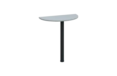 EJD 1 - 70 přístavba jednací, kovová podnož černá, síla desky 18 mm, široká 700 mm, šedá