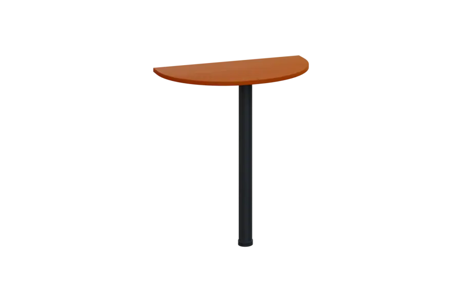 EJD 1 - 70 přístavba jednací, kovová podnož černá, síla desky 18 mm, široká 700 mm, třešeň šumavská