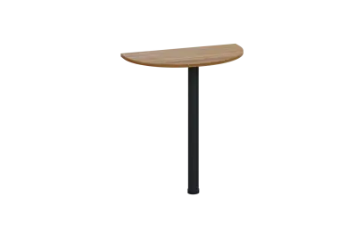 EJD 1 - 70 přístavba jednací, kovová podnož černá, síla desky 18 mm, široká 700 mm, ořech světlý