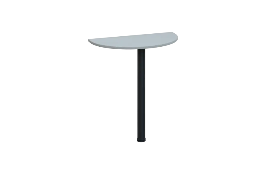 EJD 2 - 70 přístavba jednací, kovová podnož černá, síla desky 25 mm, široká 700 mm, šedá