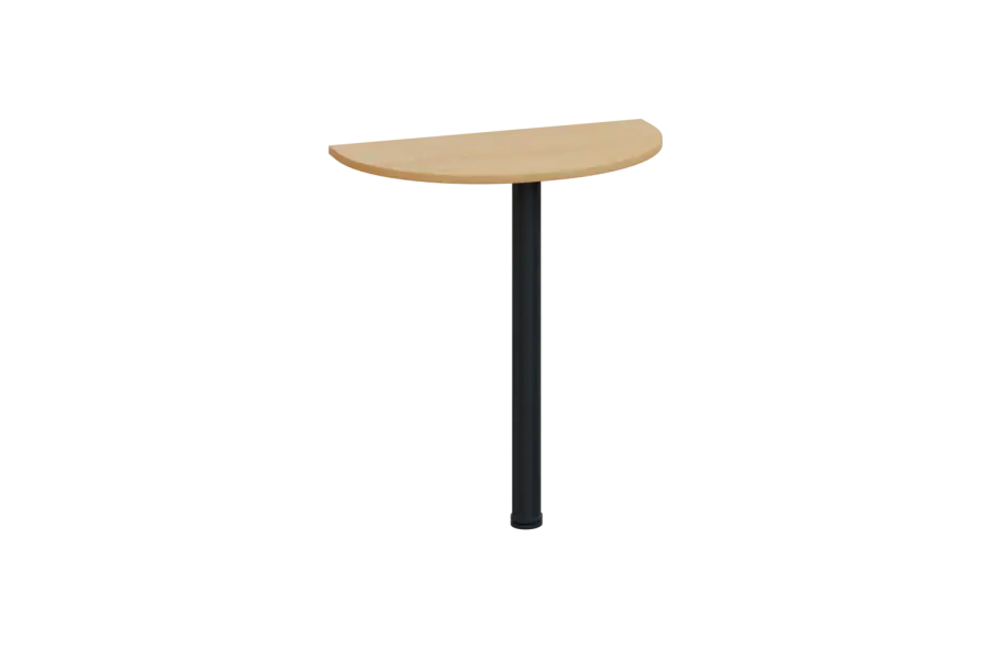 EJD 2 - 70 přístavba jednací, kovová podnož černá, síla desky 25 mm, široká 700 mm, javor horský