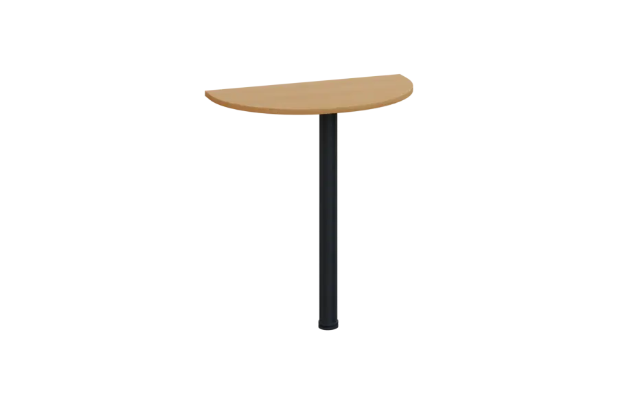 EJD 2 - 70 přístavba jednací, kovová podnož černá, síla desky 25 mm, široká 700 mm, buk Royal