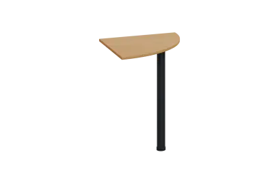 ES 16 - 6 deska spojovací s nohou, deska 18 mm lamino - buk Royal, podnož černá