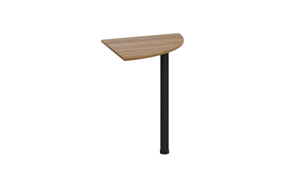 ES 16 - 6 deska spojovací s nohou, deska 18 mm lamino - ořech světlý, podnož černá