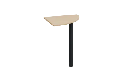 ES 26 - 6 deska spojovací s nohou, deska 25 mm lamino - bříza irská, podnož černá