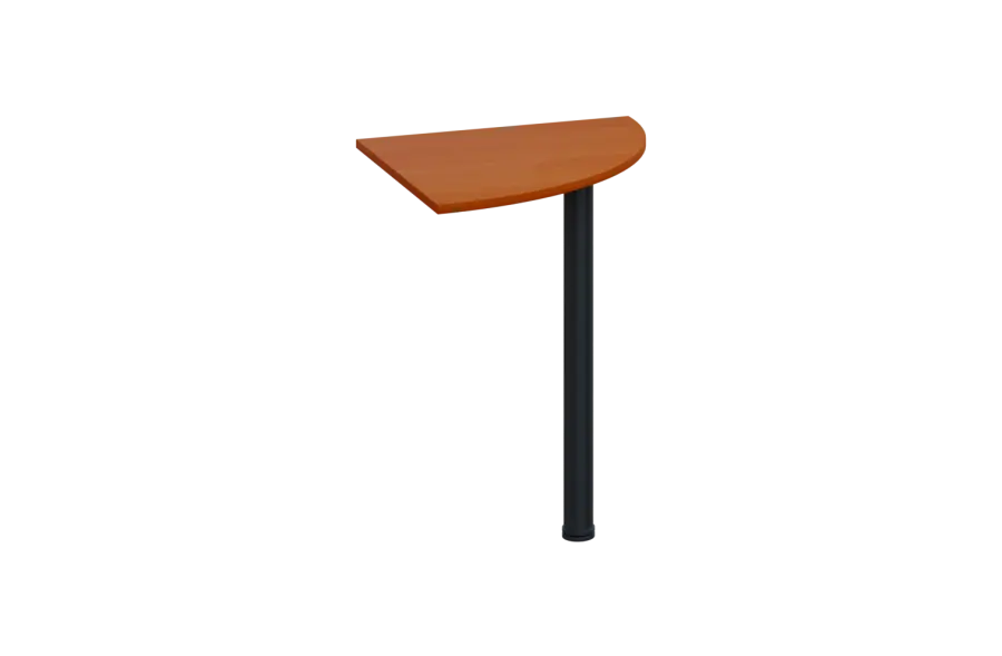 ES 26 - 6 deska spojovací s nohou, deska 25 mm lamino - třešeň šumavská, podnož černá