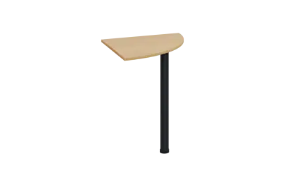 ES 26 - 6 deska spojovací s nohou, deska 25 mm lamino - javor horský, podnož černá