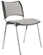 KATHARINA chrom židle konferenční, koženka AN - 052 šedá