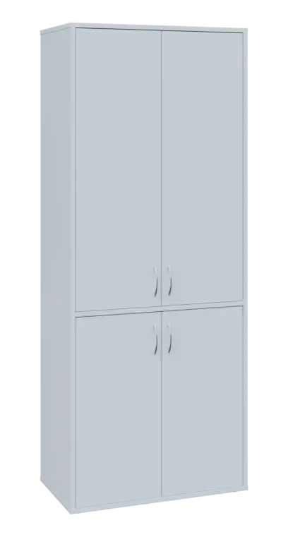 OV 5 - 84D kancelářská skříň, 4-dveřová, 1800x800x400, bílá