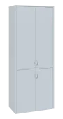 OV 5 - 84D kancelářská skříň, 4-dveřová, 1800x800x400, bílá