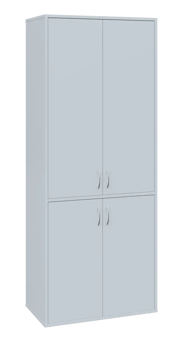 OV 5 - 84D kancelářská skříň, 4-dveřová, 1800x800x400, bílá
