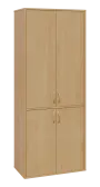 OV 5 - 84D kancelářská skříň, 4-dveřová, 1800x800x400, javor horský