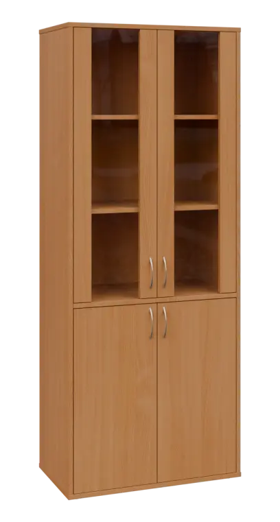 OV 5 - 8DS kancelářská skříň, 4-dveřová/prosklená, 1800x800x400, buk royal OV 5 - 8DS kancelářská skříň, 4-dveřová/prosklená, 1800x800x400, buk royal