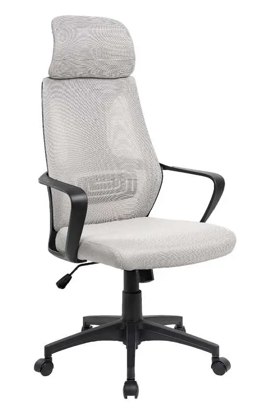 NOEMI - B židle kancelářská, černá kostra, šedá