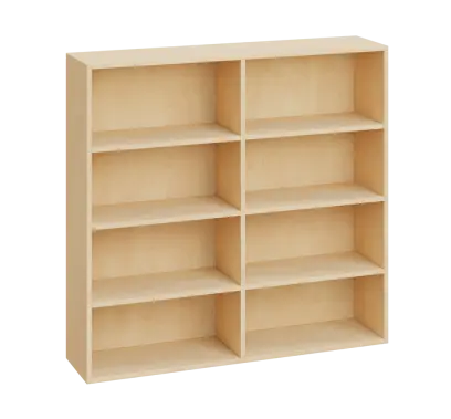 KNI 32 regál knihovnický, 1150X1200X300, bříza irská