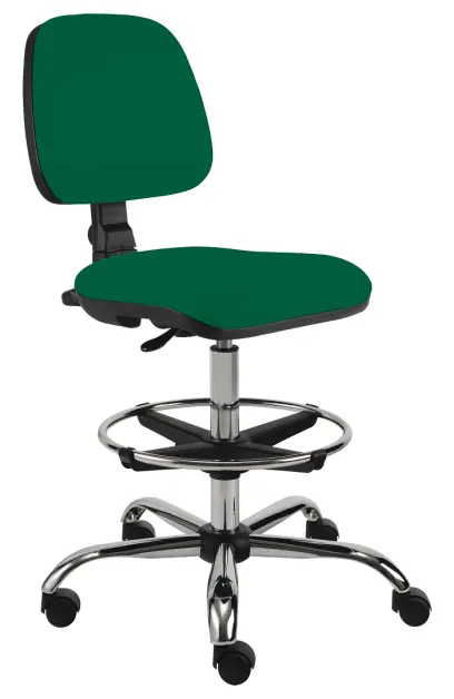 ELLA - V židle provozní, kříž chrom, látka BONDAI BN15 (7008) - látka tyrkysová zeleň