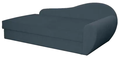 MATYLDA rošt, válenda celočalouněná, látka BEST 20 - látka modrá