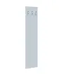 VN - 01 stěna věšáková 400x60x1800 mm, 3-háček Laura, lamino - bílá