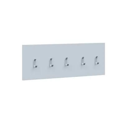 VN - 06 stěna věšáková 1000x350 mm, 5-háček Laura, lamino - bílá