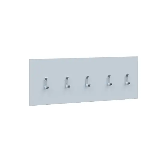 VN - 06 stěna věšáková 1000x350 mm, 5-háček Laura, lamino - bílá