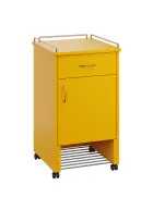 NSL - 12 KO stolek noční k lůžku, pravostranný, lamino - žlutá odio