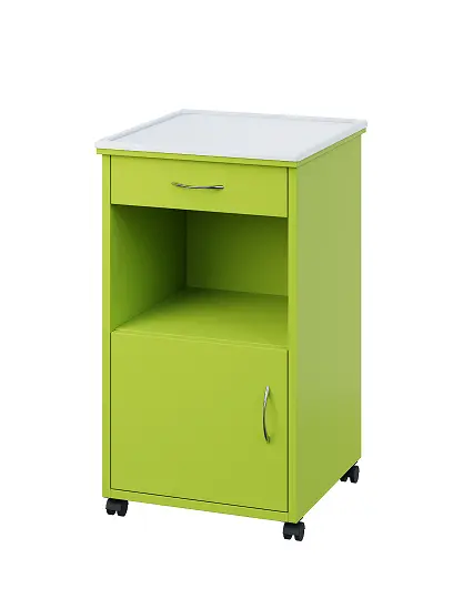 NSL - 17 PV stolek noční k lůžku, levostranný, lamino - jarní zeleň