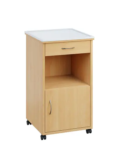 NSL - 17 PV stolek noční k lůžku, pravostranný, lamino - javor horský