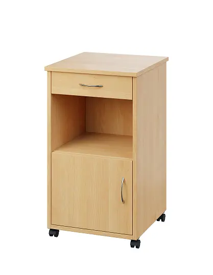 NSL - 17 HPL stolek noční k lůžku, levostranný, lamino - javor horský