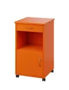 NSL - 17 HPL stolek noční k lůžku, levostranný, lamino - pomeranč