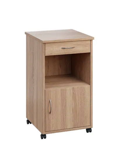 NSL - 17 HPL stolek noční k lůžku, pravostranný, lamino - dub bardolino