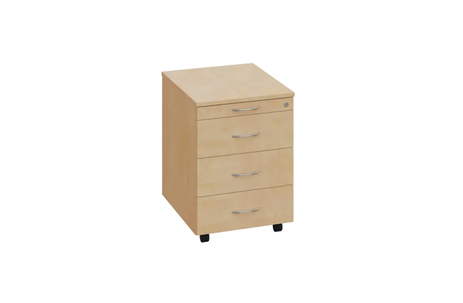 EKC 1 - 01 kontejner pojízd., deska 18 mm, c. zám. lamino - bříza irská