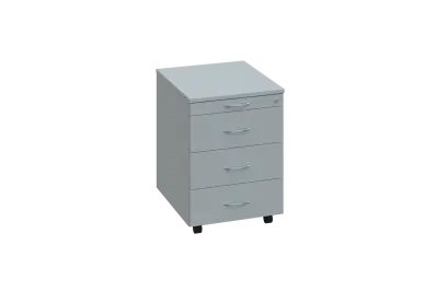 EKC 1 - 01 kontejner pojízd., deska 18 mm, c. zám. lamino - šedá