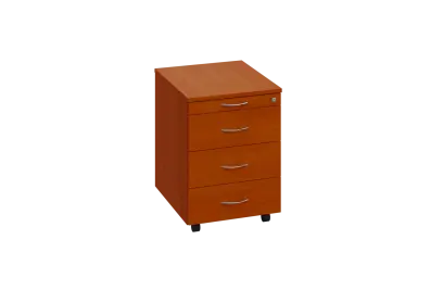 EKC 1 - 01 kontejner pojízd., deska 18 mm, c. zám. lamino - třešeň šumavská