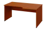 ERL 18 - 166 stůl kancelářský, rohový, pravý, dřevěná podnož, deska 18 mm, široký 1600 mm, třešeň šumavská