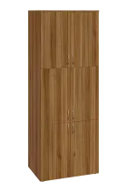 EN 6 - 86D skříň 6-dveřová, široká lamino - ořech světlý