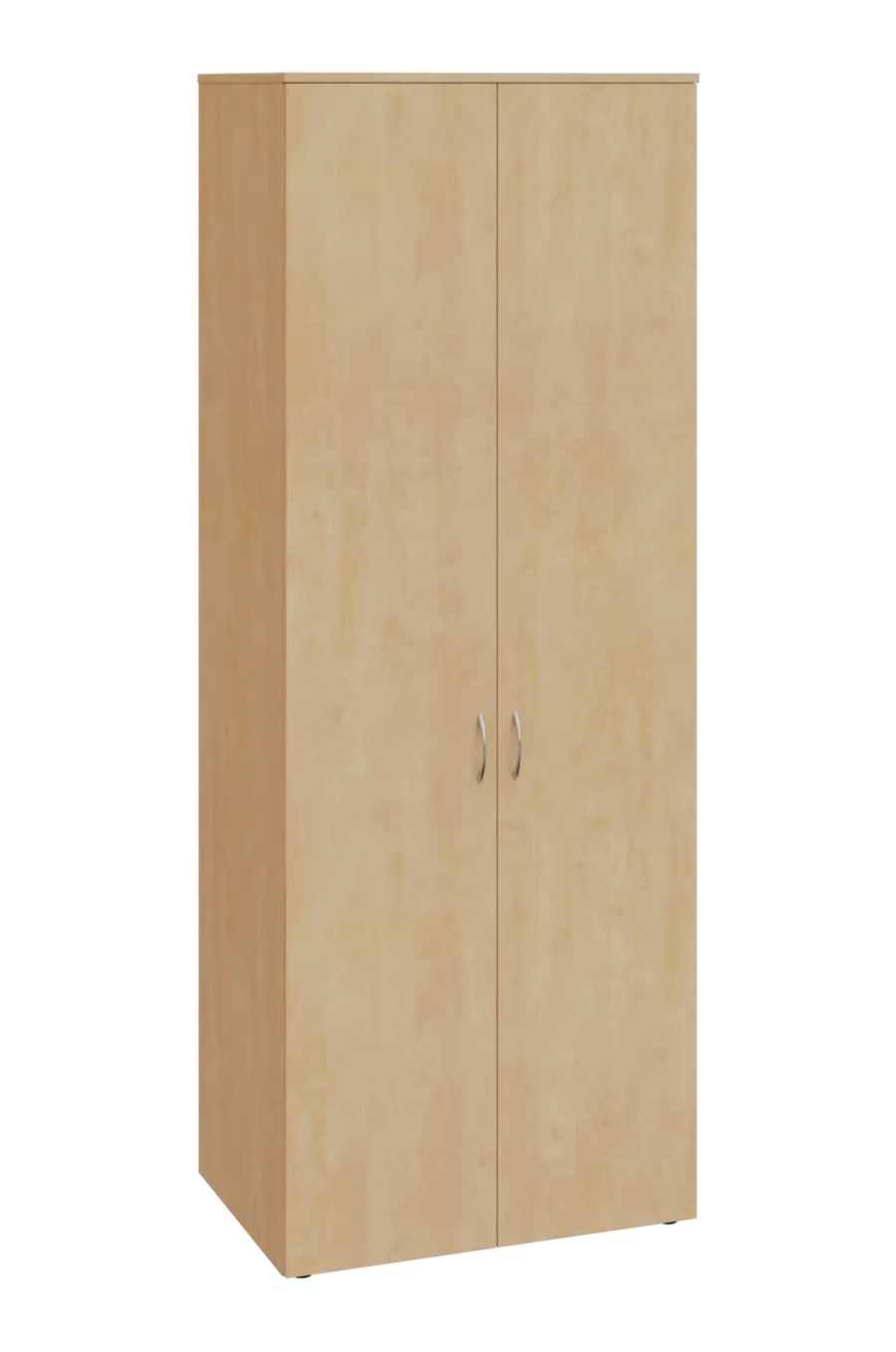ESR 6 - 81 šatní skříň, 2-dveřová, výsuvné ramínko, 2150x800x400, bříza světlá