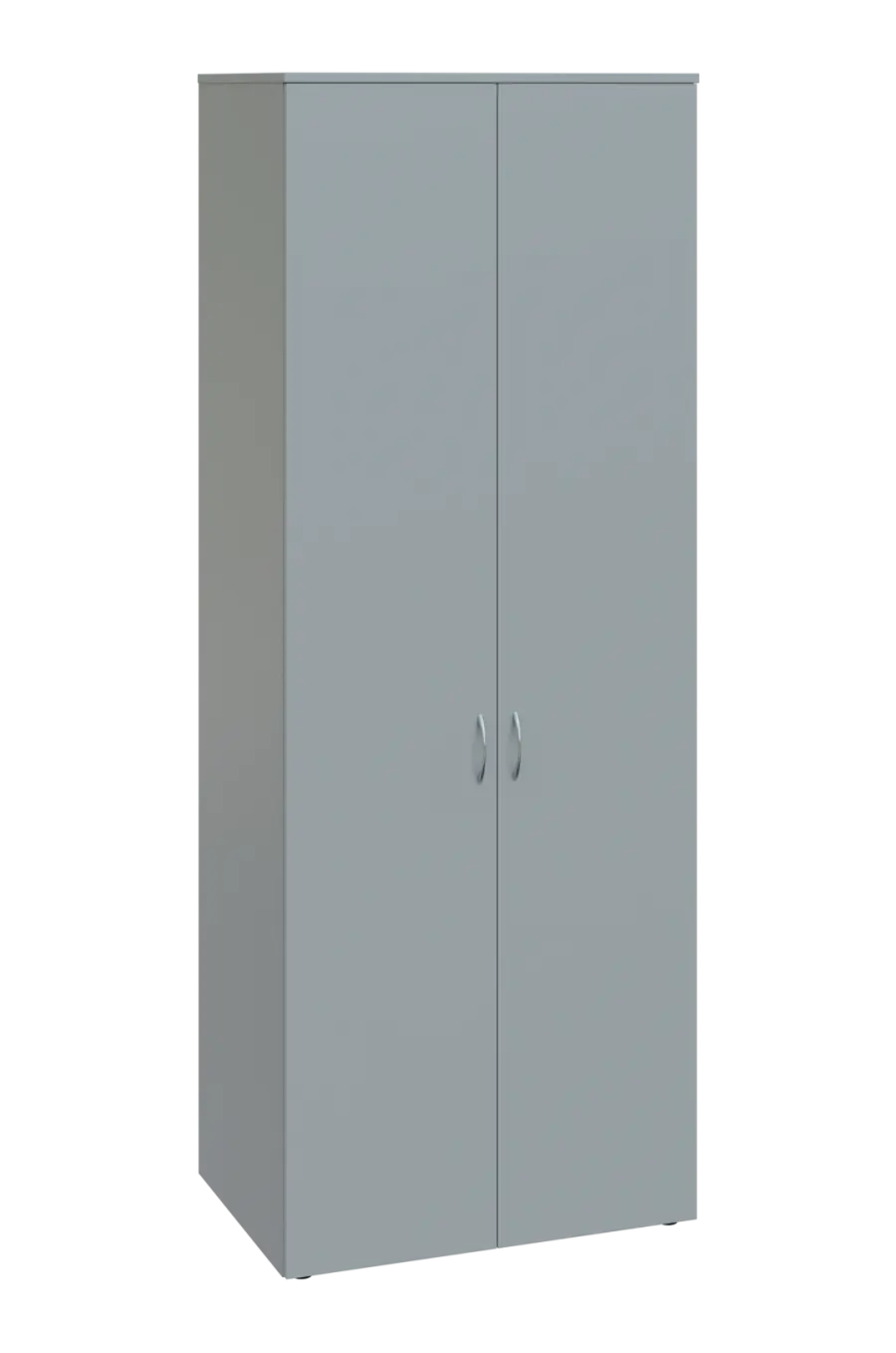 ESR 6 - 81 šatní skříň, 2-dveřová, výsuvné ramínko, 2150x800x400, šedá