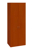 ESR 6 - 81 skříň šatní, 2-dveřová, široká, výsuv.ramínko lamino - třešeň šumavská