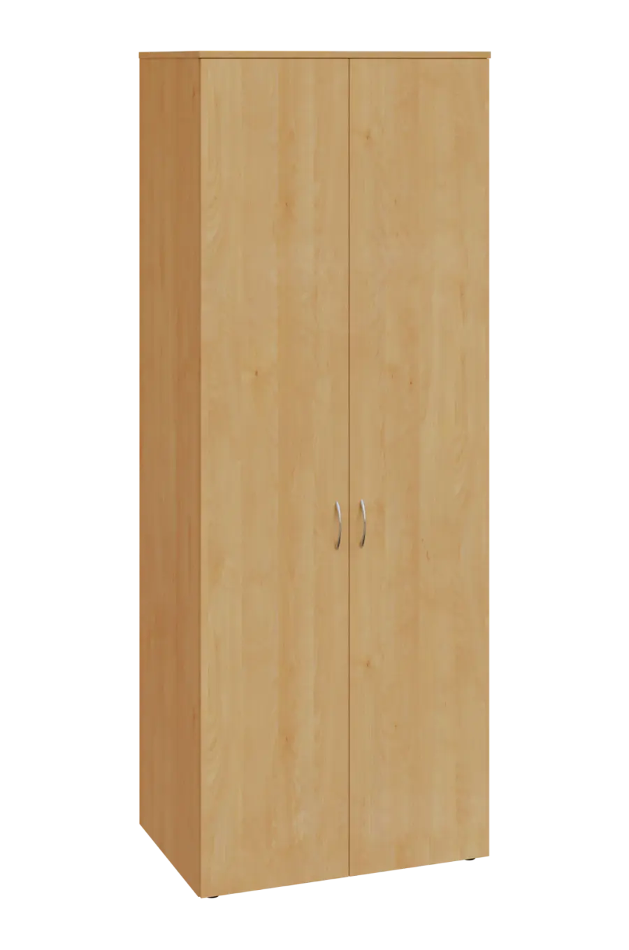 ESR 6 - 81 šatní skříň, 2-dveřová, výsuvné ramínko, 2150x800x400, javor horský