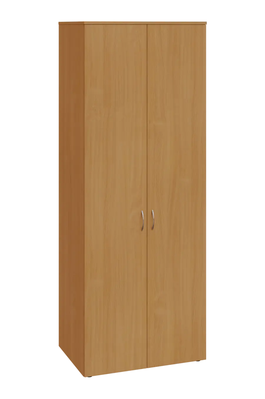 ESR 6 - 81 šatní skříň, 2-dveřová, výsuvné ramínko, 2150x800x400, buk Royal