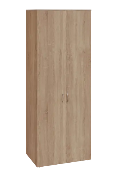 ESR 6 - 81 šatní skříň, 2-dveřová, výsuvné ramínko, 2150x800x400, dub bardolino
