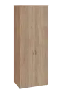 ESR 6 - 81 šatní skříň, 2-dveřová, výsuvné ramínko, 2150x800x400, dub bardolino